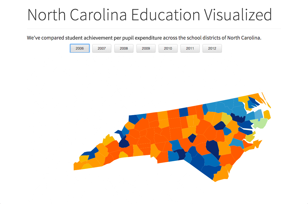 Screenshot of data viz